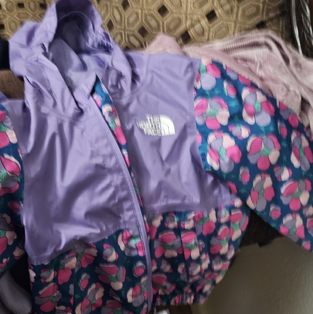 The North Face Purple Floral Jacket